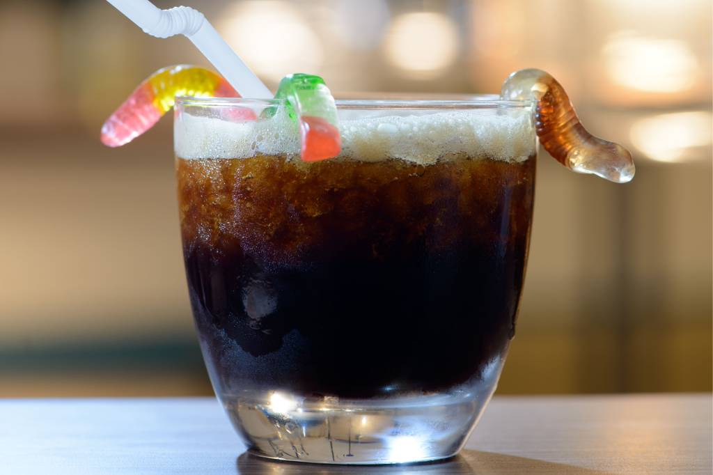 Black color cocktail Black color cocktail