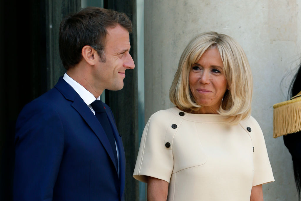 Emmanuel Macron e Brigitte Macron Emmanuel Macron e Brigitte Macron