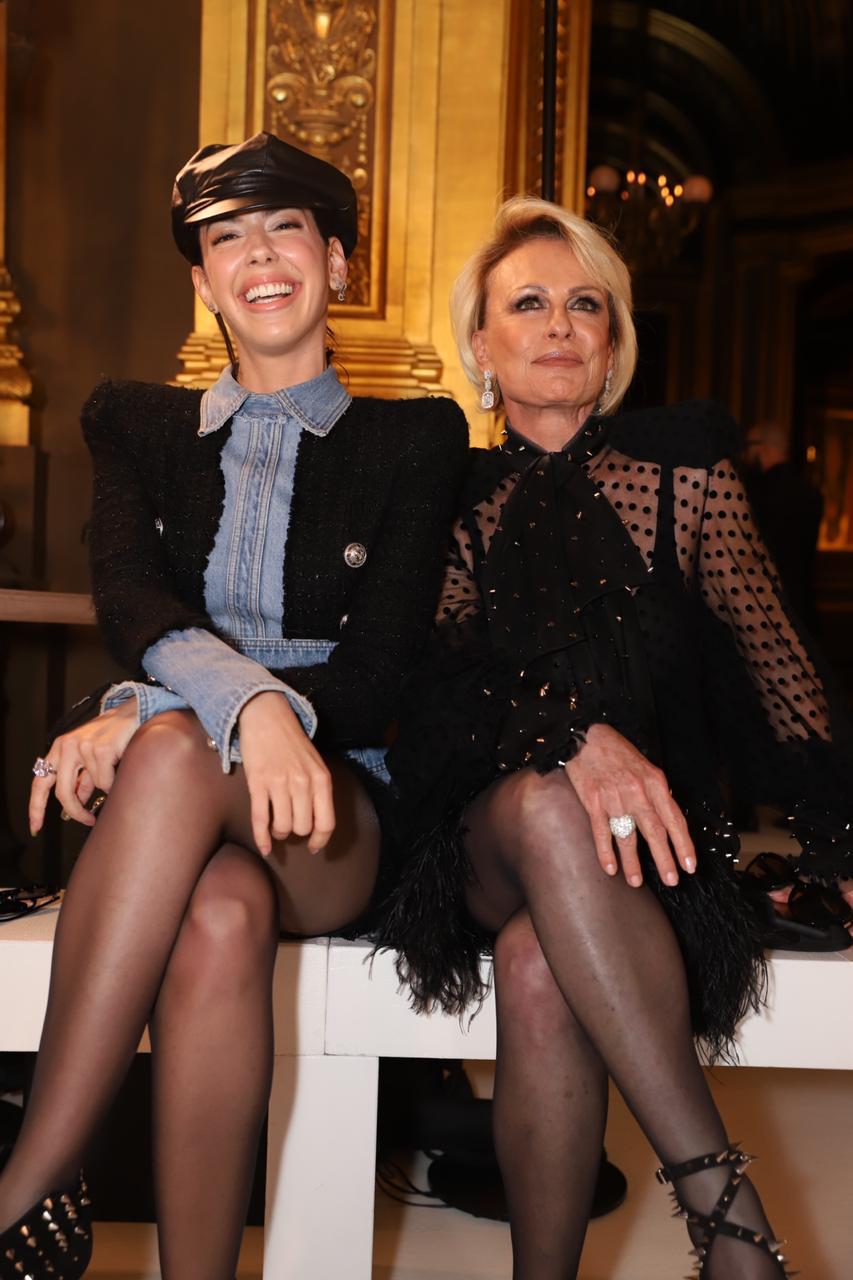 Camila Coutinho e Ana Maria Braga na Semana de Moda em Paris Camila Coutinho e Ana Maria Braga na Semana de Moda em Paris