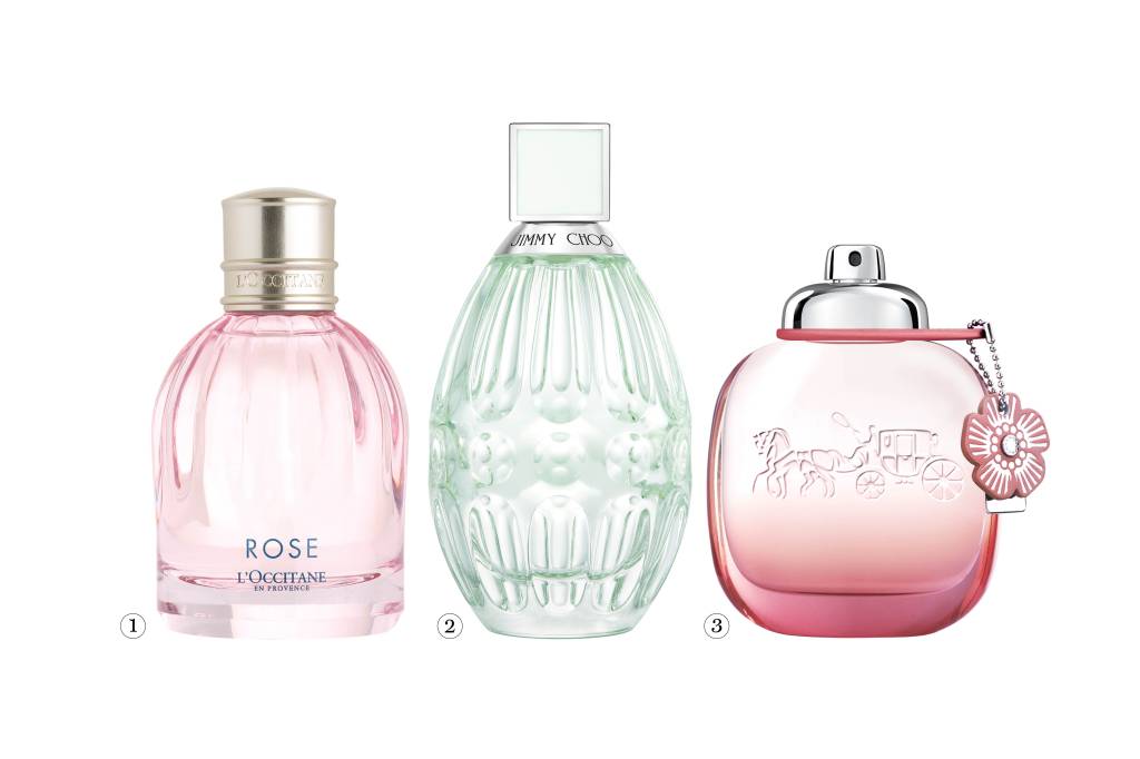 Produtos de textura leve e aroma floral para a primavera Produtos de textura leve e aroma floral para a primavera