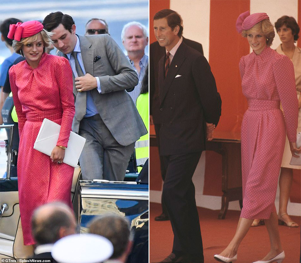 Emma Corrin como Princesa Diana e Josh O’Connor como Príncipe Charles Emma Corrin como Princesa Diana e Josh O'Connor como Príncipe Charles