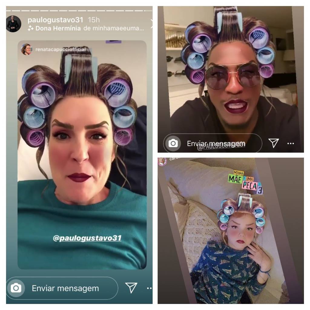 Filtro de Dona Hermínia chega ao Instagram Filtro de Dona Hermínia chega ao Instagram