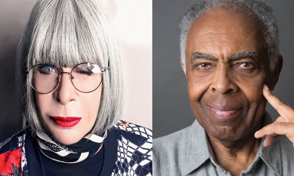 Clique raro: Rita Lee posa ao lado de Gilberto Gil
