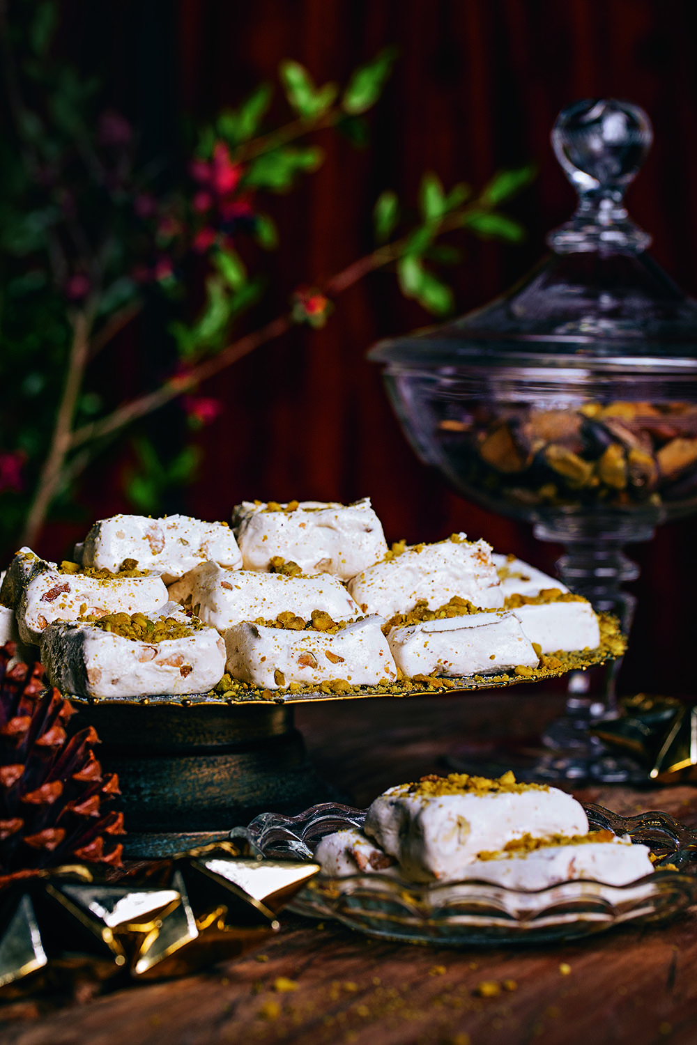 Torrone de pistache e castanha de baru Torrone de pistache e castanha de baru