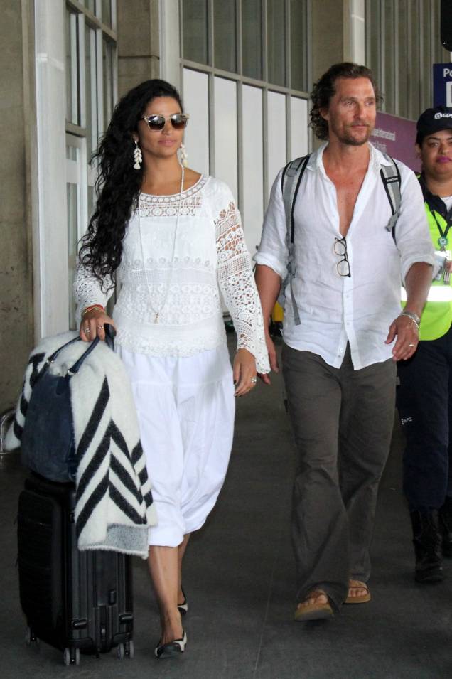 Camila Alves e Matthew McConaughey Camila Alves e Matthew McConaughey