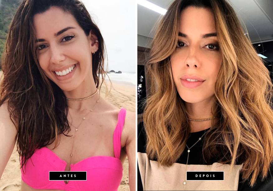 <strong>Janeiro de 2017 // Camila Coutinho -</strong> Em clima de verão, a blogger de Recife clareou bastante os fios, mas manteve o corte. 'O sol das férias abriu a cor, a gente só oficializou, né?', escreveu Camila na legenda do clique em que mostra o novo visual. O responsável pela mudança foi o cabeleireiro Romeu Felipe, de São Paulo. <strong>Janeiro de 2017 // Camila Coutinho -</strong> Em clima de verão, a blogger de Recife clareou bastante os fios, mas manteve o corte. 'O sol das férias abriu a cor, a gente só oficializou, né?', escreveu Camila na legenda do clique em que mostra o novo visual. O responsável pela mudança foi o cabeleireiro Romeu Felipe, de São Paulo.
