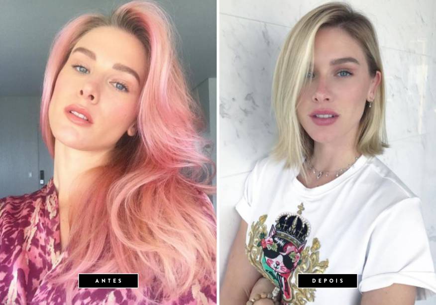 <strong>Junho de 2017 // Fiorella Mattheis</strong> - Depois de radicalizar e apostar na coloração rosa por causa de seu papel na série <em>Rua Augusta</em>, a atriz transformou o visual novamente! Fiorella, que está morando na China para ficar mais perto do namorado Alexandre Pato, voltou a exibir cabelos loiros e é a mais nova adepta do bob entre as celebridades. <strong>Junho de 2017 // Fiorella Mattheis</strong> - Depois de radicalizar e apostar na coloração rosa por causa de seu papel na série <em>Rua Augusta</em>, a atriz transformou o visual novamente! Fiorella, que está morando na China para ficar mais perto do namorado Alexandre Pato, voltou a exibir cabelos loiros e é a mais nova adepta do bob entre as celebridades.