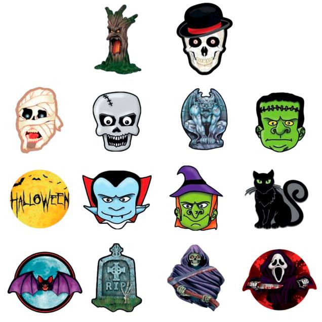 Apliques de papel cartão, com 8 unidades de 5,5 cm cada. <a href="https://www.maxfesta.com.br/aplique-halloween-08-unidades-29585/p?cc=244" target="_blank" rel="noopener">Max Festa</a>, R$ 2,70 Apliques de papel cartão, com 8 unidades de 5,5 cm cada. <a href="https://www.maxfesta.com.br/aplique-halloween-08-unidades-29585/p?cc=244" target="_blank" rel="noopener">Max Festa</a>, R$ 2,70