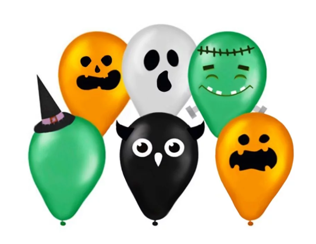Kit Balões Monstros, com seis balões, adesivos, chapéu e apliques. <a href="https://www.doceefesta.com.br/kit-balao-n-halloween-regina-un/p" target="_blank" rel="noopener">Doce & Fest</a>a, R$ 19,94 Kit Balões Monstros, com seis balões, adesivos, chapéu e apliques. <a href="https://www.doceefesta.com.br/kit-balao-n-halloween-regina-un/p" target="_blank" rel="noopener">Doce & Fest</a>a, R$ 19,94