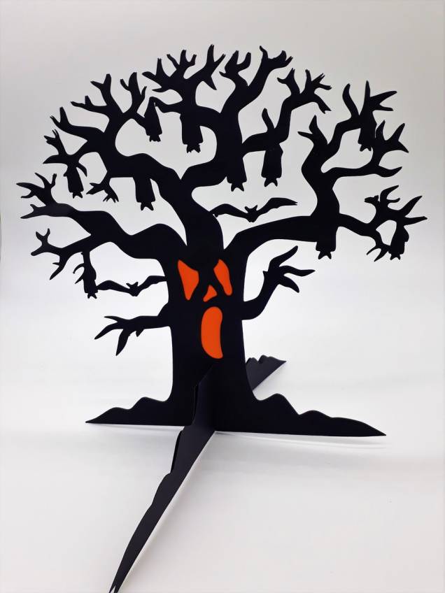 Árvore 2D, de papel. <a href="https://www.elo7.com.br/arvore-2d-halloween/dp/D40B88" target="_blank" rel="noopener">Elo7 (Facilità)</a>, R$ 25 Árvore 2D, de papel. <a href="https://www.elo7.com.br/arvore-2d-halloween/dp/D40B88" target="_blank" rel="noopener">Elo7 (Facilità)</a>, R$ 25
