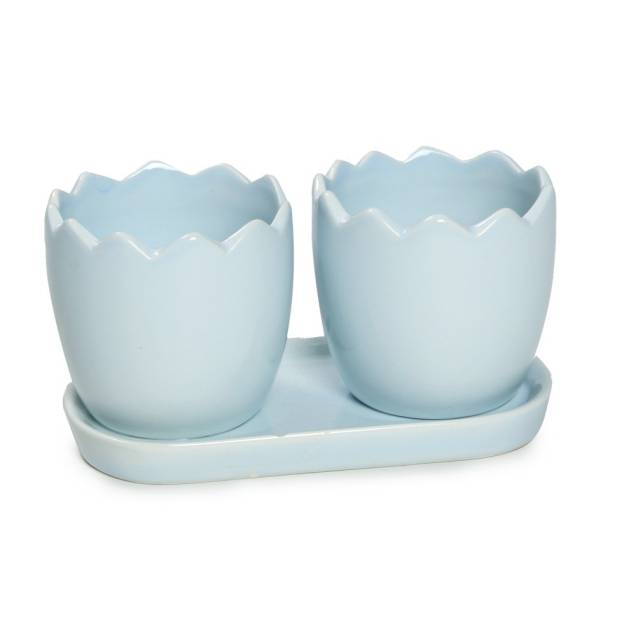 Cachepot Meio-ovo Duplo, de cerâmica azul, com suporte (15 cm). <a href="https://www.magazineluiza.com.br/cachepot-meio-ovo-duplo-em-ceramica-c-suporte-decoracao-azul-cromus/p/je3c01a0h0/fs/vdjp/" target="_blank" rel="noopener">Magazine Luiza</a>, R$ 43,90 Cachepot Meio-ovo Duplo, de cerâmica azul, com suporte (15 cm). <a href="https://www.magazineluiza.com.br/cachepot-meio-ovo-duplo-em-ceramica-c-suporte-decoracao-azul-cromus/p/je3c01a0h0/fs/vdjp/" target="_blank" rel="noopener">Magazine Luiza</a>, R$ 43,90