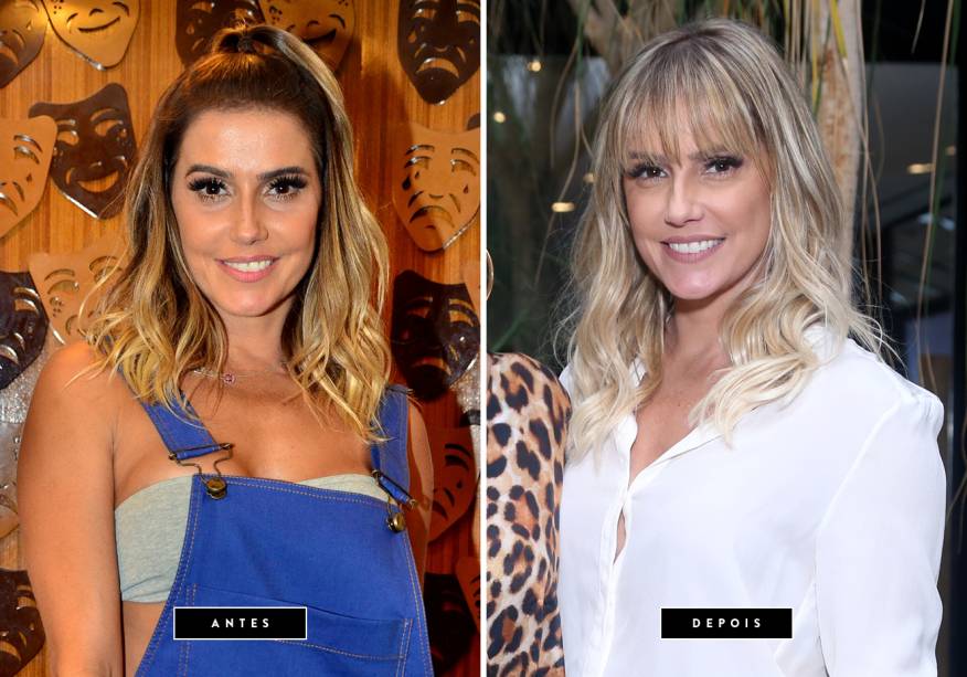 <strong>Abril de 2017 // Deborah Secco</strong><span> - Para viver Keka em sua nova peça teatral, a atriz clareou bastante os fios e também cortou franja.</span> <strong>Abril de 2017 // Deborah Secco</strong><span> - Para viver Keka em sua nova peça teatral, a atriz clareou bastante os fios e também cortou franja.</span>