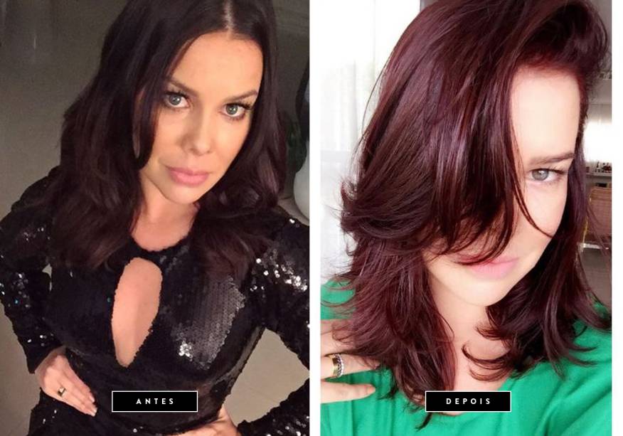 <strong>Janeiro de 2017 // Fernanda Souza</strong> - A convite da marca Niely, a atriz e apresentadora adotou a coloração 'vinho marsala', como ela mesma definiu. Fernanda também deu uma aparada nos fios e desfiou um pouco as mechas. Se voc êtambém quiser aderir ao ruivo escuro, saiba que o tom exige retoques frequentes. <strong>Janeiro de 2017 // Fernanda Souza</strong> - A convite da marca Niely, a atriz e apresentadora adotou a coloração 'vinho marsala', como ela mesma definiu. Fernanda também deu uma aparada nos fios e desfiou um pouco as mechas. Se voc êtambém quiser aderir ao ruivo escuro, saiba que o tom exige retoques frequentes.