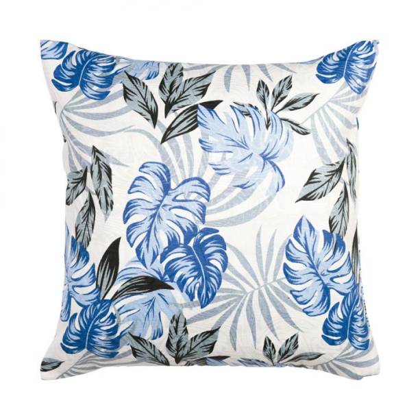 Almofada Florida Azul, de jacquard, 40 x 40 cm. <a href="https://www.mobly.com.br/almofada-florida-jacquard-azul-566034.html#a=3|p=40|pn=4|t=Categoria|c=351|s=0" target="_blank" rel="noopener">Mobly</a>, R$ 20,99