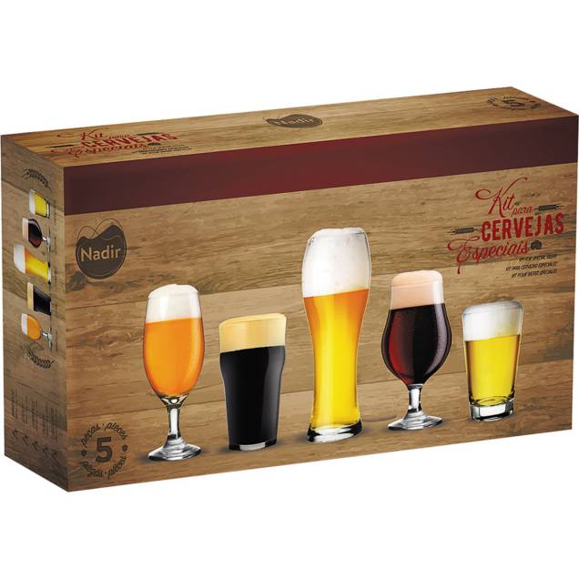 Kit para Cervejas, da Nadir Figueiredo, com cinco copos de vidro diferentes. <a href="https://www.casaevideo.com.br/conjunto-5-copos-de-cervejas-especiais-nadir/p?idsku=5263&gclid=EAIaIQobChMIguv2yP_h4wIVAgmRCh0MvAF6EAkYASABEgKcuPD_BwE" target="_blank" rel="noopener">Casa & Vídeo</a>, R$ 49,99 Kit para Cervejas, da Nadir Figueiredo, com cinco copos de vidro diferentes. <a href="https://www.casaevideo.com.br/conjunto-5-copos-de-cervejas-especiais-nadir/p?idsku=5263&gclid=EAIaIQobChMIguv2yP_h4wIVAgmRCh0MvAF6EAkYASABEgKcuPD_BwE" target="_blank" rel="noopener">Casa & Vídeo</a>, R$ 49,99