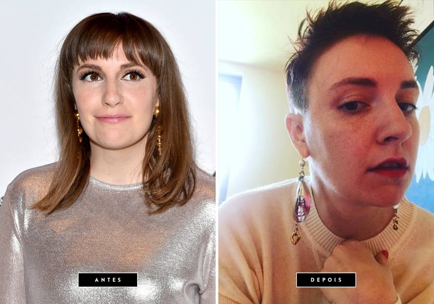 <strong>Junho de 2017 // Lena Dunham</strong> - A estrela da série <em>Girls</em>, da HBO, surpreendeu a todos quando apareceu com os cabelos supercurtinhos em um clique que postou no Instagram. Aprovada? <strong>Junho de 2017 // Lena Dunham</strong> - A estrela da série <em>Girls</em>, da HBO, surpreendeu a todos quando apareceu com os cabelos supercurtinhos em um clique que postou no Instagram. Aprovada?