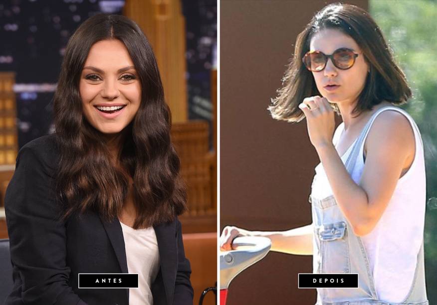 <strong>Julho de 2017 // Mila Kunis</strong> - A atriz, que é casada com Ashton Kutcher, aderiu o short bob. Será que ela estava atrás de um look mais prático agora que teve seu segundo bebê? Está linda! <strong>Julho de 2017 // Mila Kunis</strong> - A atriz, que é casada com Ashton Kutcher, aderiu o short bob. Será que ela estava atrás de um look mais prático agora que teve seu segundo bebê? Está linda!