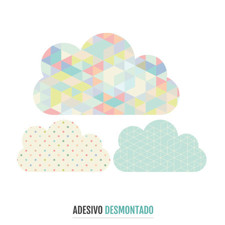 O adesivo Clouds Color custa R$ 104,90 na <a href="https://www.decohouse.com.br/pd-11d88d-adesivo-clouds-color.html?ct=&p=1&s=1">Decohouse</a>.