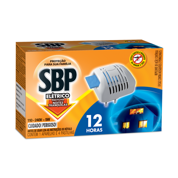 A pastilha tem eficácia como repelente de insetos por 12 horas. Depois disso é preciso substituí-la no aparelho que vai plugado na tomada. Da SBP. <a href="https://www.dia.com.br/inseticida-aparelho-eletrico-sbp/p?idsku=862&utm_campaign=Shopping&gclid=EAIaIQobChMIkJjK6uqr3wIVgwWRCh3o_gTxEAkYAyABEgL9mPD_BwE" target="_blank" rel="noopener">Dia</a>, R$ 14,99 A pastilha tem eficácia como repelente de insetos por 12 horas. Depois disso é preciso substituí-la no aparelho que vai plugado na tomada. Da SBP. <a href="https://www.dia.com.br/inseticida-aparelho-eletrico-sbp/p?idsku=862&utm_campaign=Shopping&gclid=EAIaIQobChMIkJjK6uqr3wIVgwWRCh3o_gTxEAkYAyABEgL9mPD_BwE" target="_blank" rel="noopener">Dia</a>, R$ 14,99