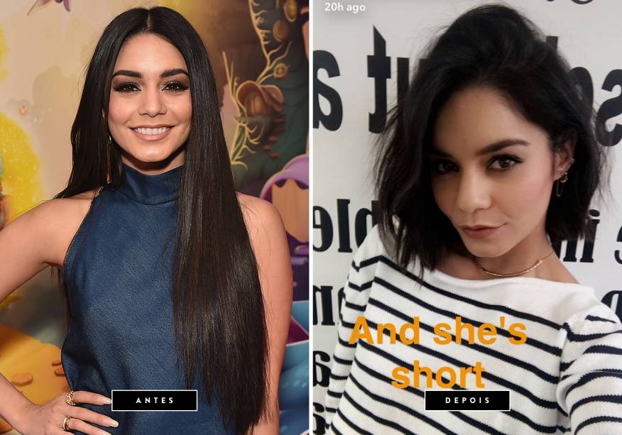 <strong><span>Maio de 2017 // Vanessa Hudgen</span></strong> - a musinha do Coachella esperou o festival passar para dizer 'adeus' aos seus fios super longos. Vanessa sempre transita entre esses dois estilos de cabelo e arrasa com ambos os looks. <strong><span>Maio de 2017 // Vanessa Hudgen</span></strong> - a musinha do Coachella esperou o festival passar para dizer 'adeus' aos seus fios super longos. Vanessa sempre transita entre esses dois estilos de cabelo e arrasa com ambos os looks.