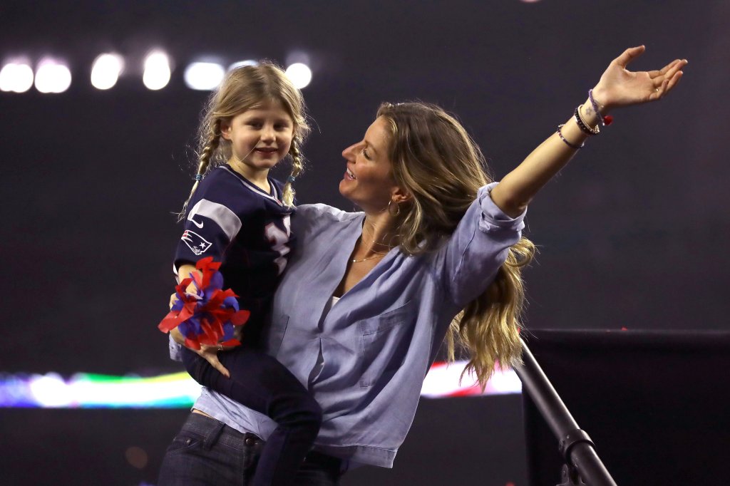 Gisele Bündchen e Tom Brady comemoração Super Bowl Gisele Bündchen e Tom Brady comemoração Super Bowl