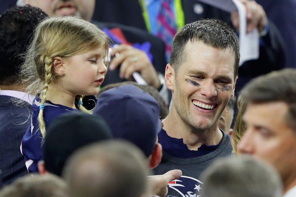 Gisele Bündchen e Tom Brady comemoração Super Bowl Gisele Bündchen e Tom Brady comemoração Super Bowl