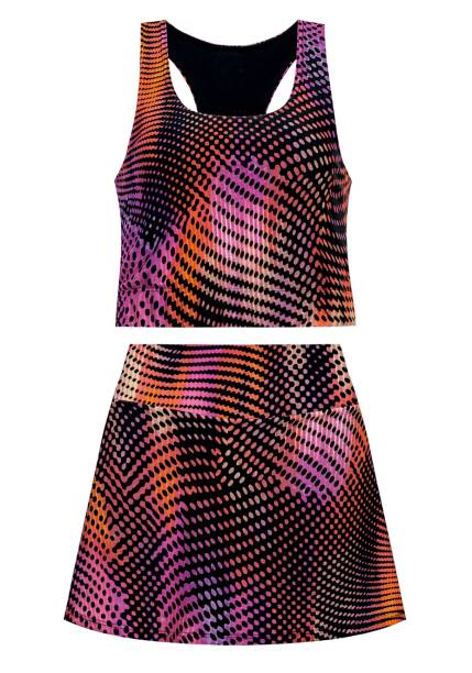<strong></strong>Top de malha, R$ 50, e saia de malha, R$ 70,<strong> C&A</strong>