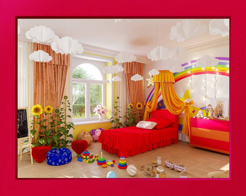 Quarto infantil dos sonhos em 3D – Ucrânia Quarto infantil dos sonhos em 3D – Ucrânia