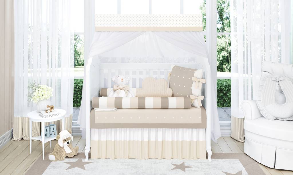 Quarto neutro bege para bebê Quarto neutro bege para bebê