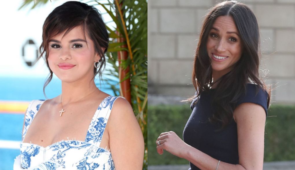 Selena Gomez usa look-gêmeo ao de Meghan Markle e arrasa