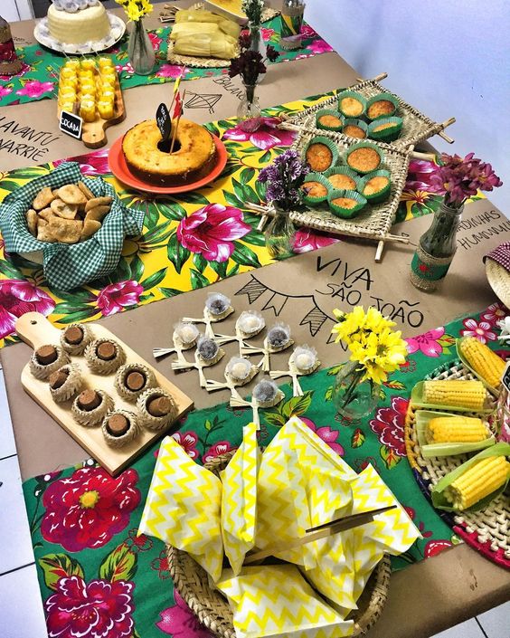 As melhores ideias de decoração para você enfeitar a mesa da festa junina