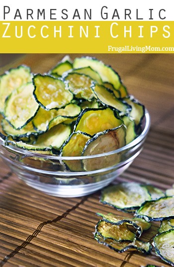 Reprodução/Frugal Living Mom Chips de abobrinha