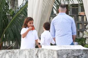 Marcelo no batizado das gêmeas Marcelo no batizado das gêmeas