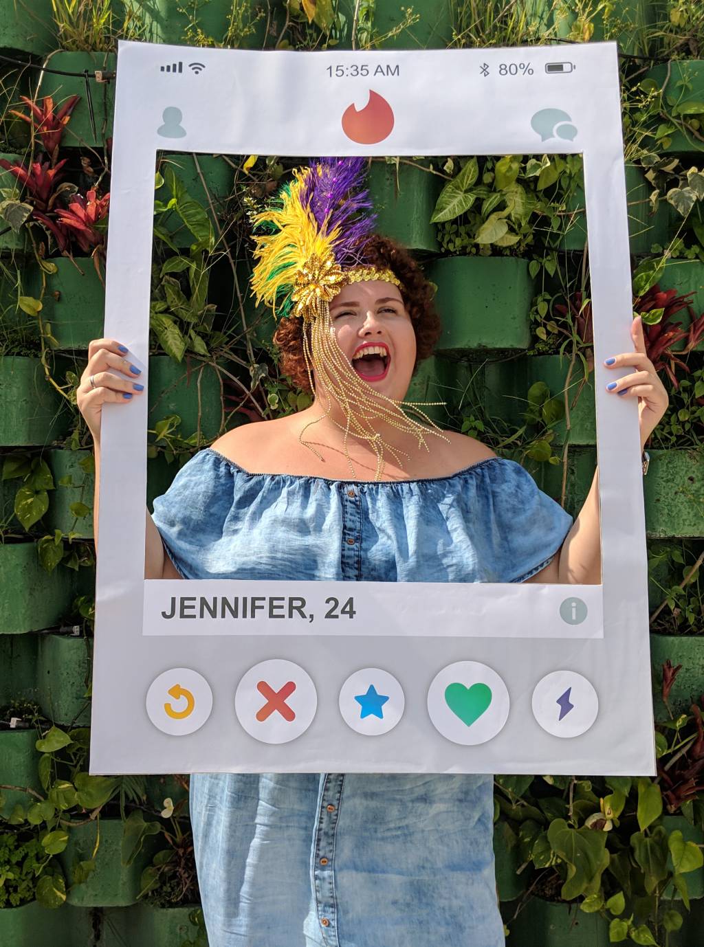 Alice Fantasia de Jennifer no Tinder