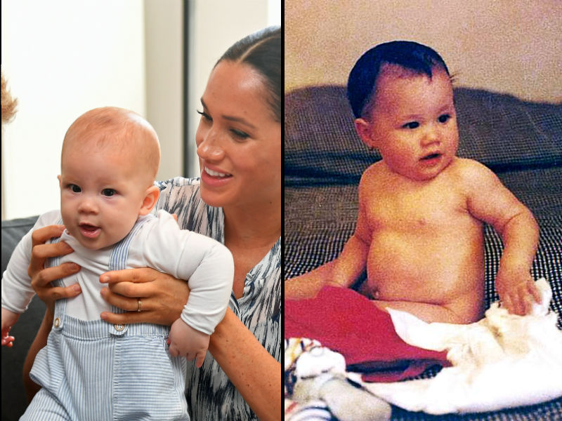 Archie e Meghan Markle Lado a Lado Archie e Meghan Markle Lado a Lado