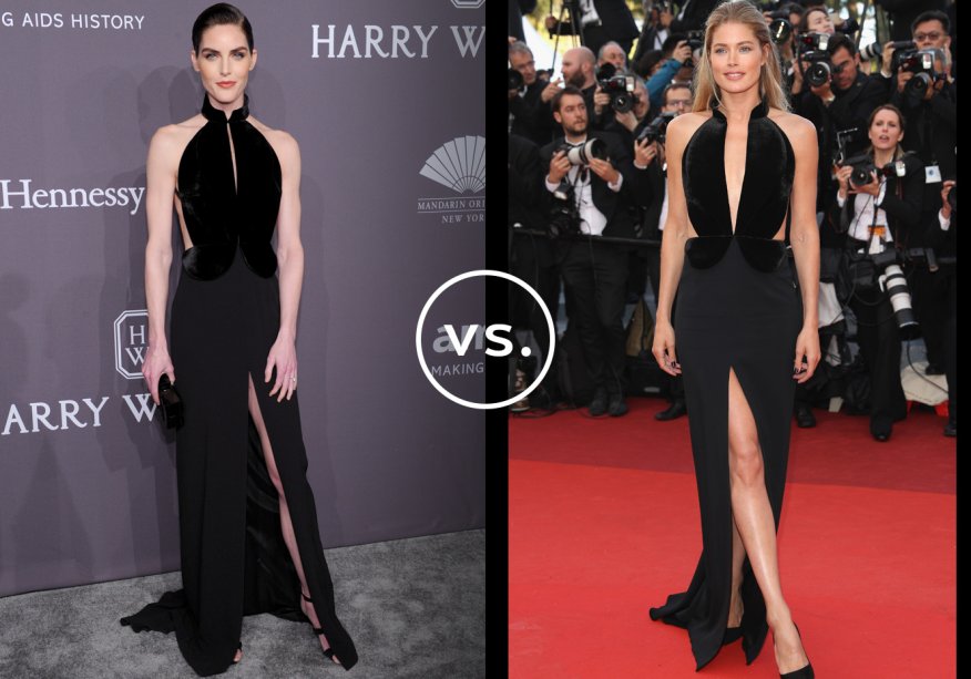 <strong>Hilary Rhoda</strong> e <strong>Doutzen Kroes</strong> vestem<strong> Brandon Maxwell</strong>. As criações elegantes e com pegada minimalista do designer, ex-stylist de Lady Gaga, caíram no gosto das famosas. Lindíssima, Hilary apostou em uma versão do vestido preto com decote mais fechado e finalizou com sandálias e coque clássico. Já Doutzen valorizou o bronzeado com o decote profundo e não precisou mais do que um bom par de escarpins para arrematar a produção de gala.