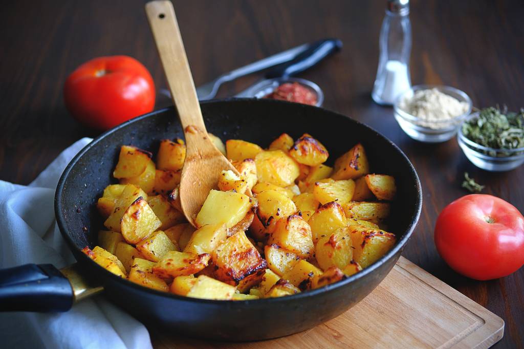 Batatas à dorê Batatas à dorê