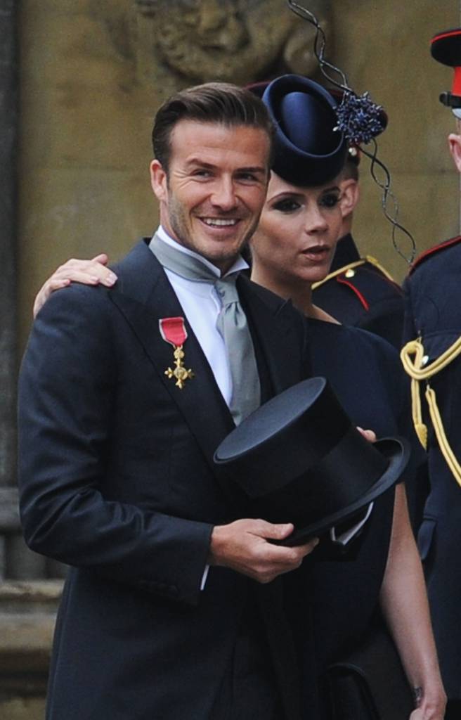 David Beckham no Casamento Real Príncipe William e Kate Middleton David Beckham no Casamento Real Príncipe William e Kate Middleton