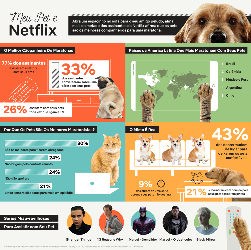 Infografico Netflix Pets