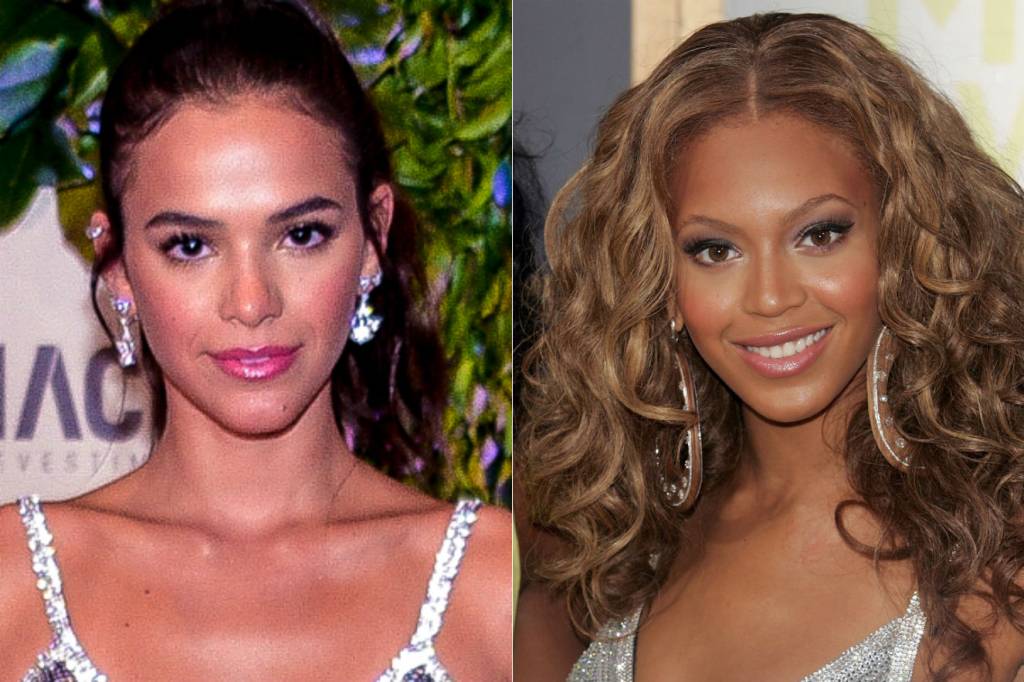 Bruna Marquezine usa look igual ao que Beyoncé usou… em 2005