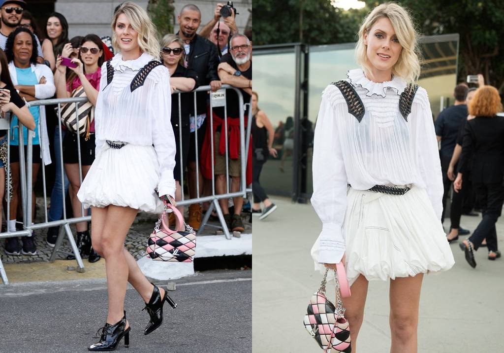 Camisas com babados, plissados e laços garantem a feminilidade dos looks