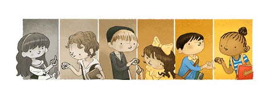 Google faz Doodle com língua de sinais para homenagear ‘pai dos surdos’