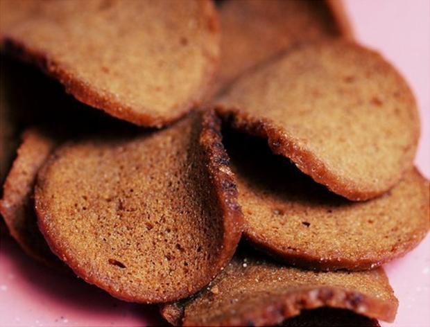 Reprodução/Sadiaayn Chips de bagel de centeio