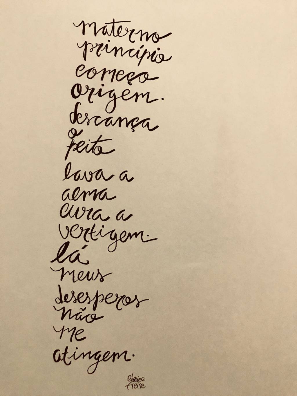 Poema de Dia das Mães por Clarice Freire Poema de Dia das Mães por Clarice Freire