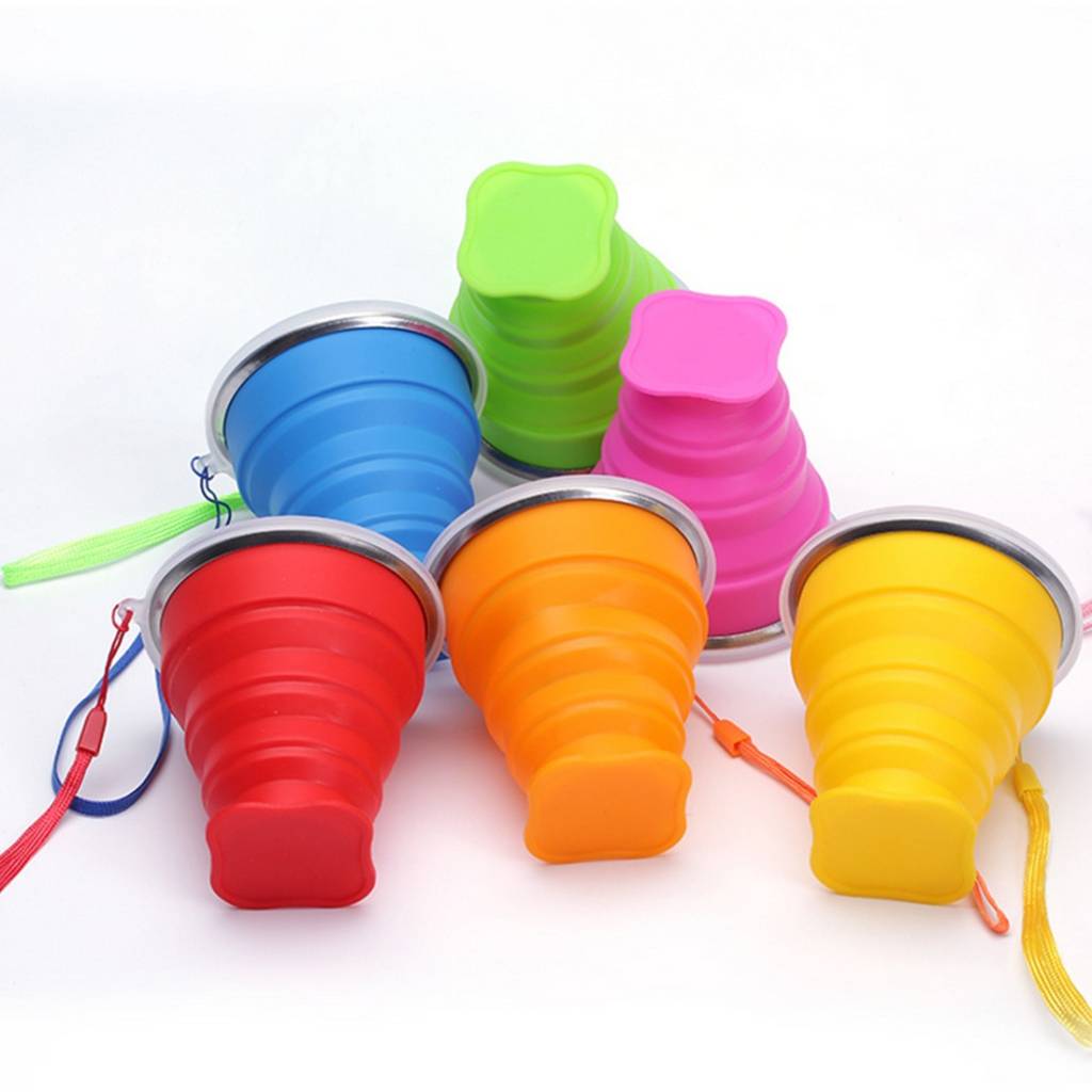 Copo Retrátil de Silicone copo-de-silicone