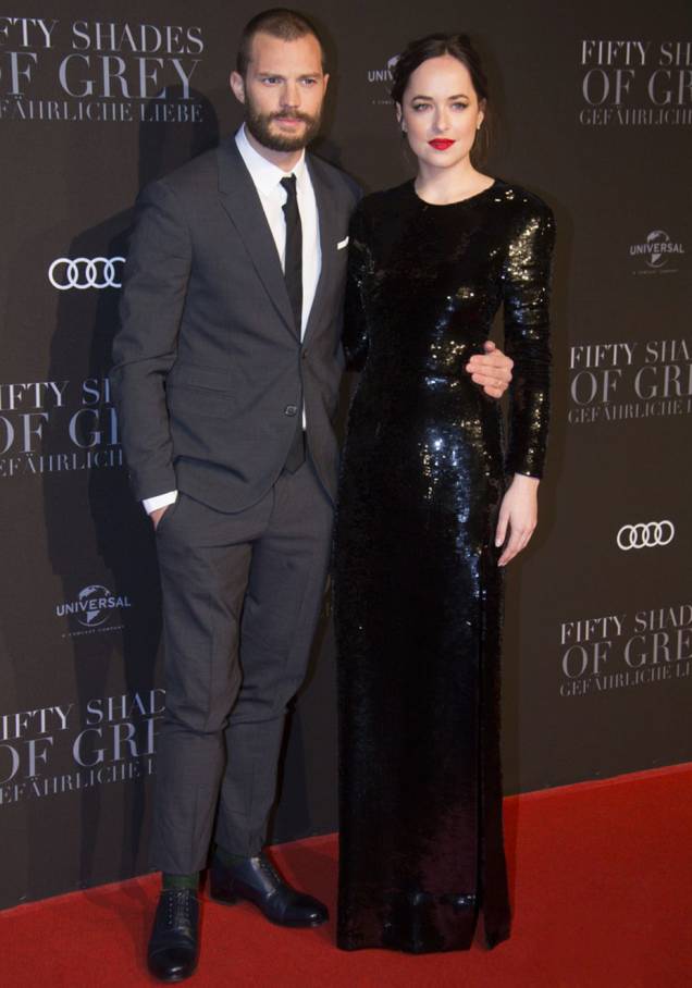 <strong>Jamie Dornan</strong><span> e </span><strong>Dakota Johnson </strong>em Hamburgo. <strong>Jamie Dornan</strong><span> e </span><strong>Dakota Johnson </strong>em Hamburgo.