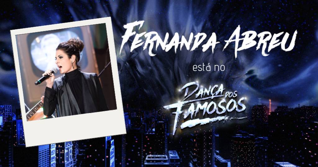 Fernanda Abreu no Dança dos Famosos Fernanda Abreu no Dança dos Famosos