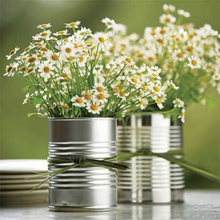 Decoração com acabamento metálico Decoração com acabamento metálico