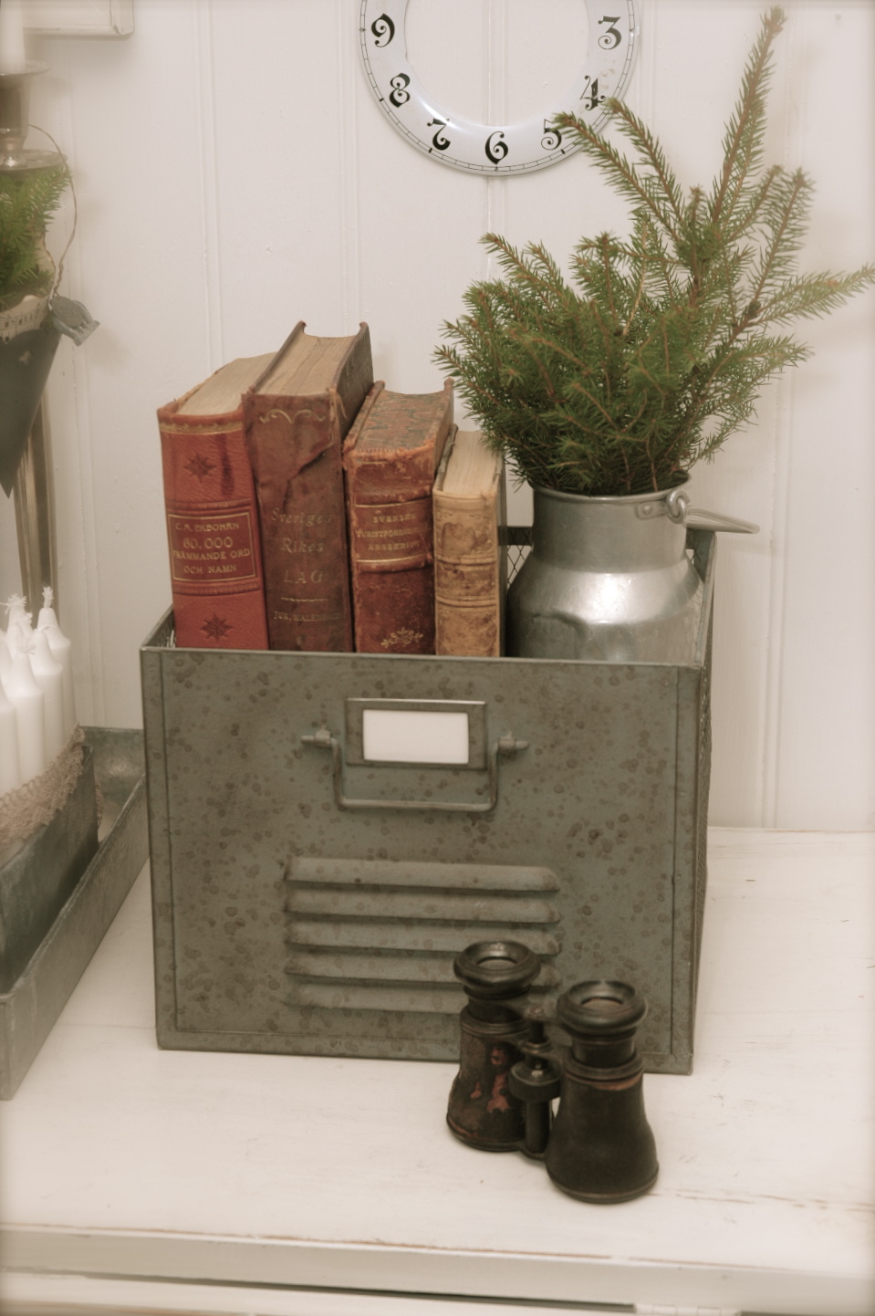 Decoração com acabamento metálico Decoração com acabamento metálico