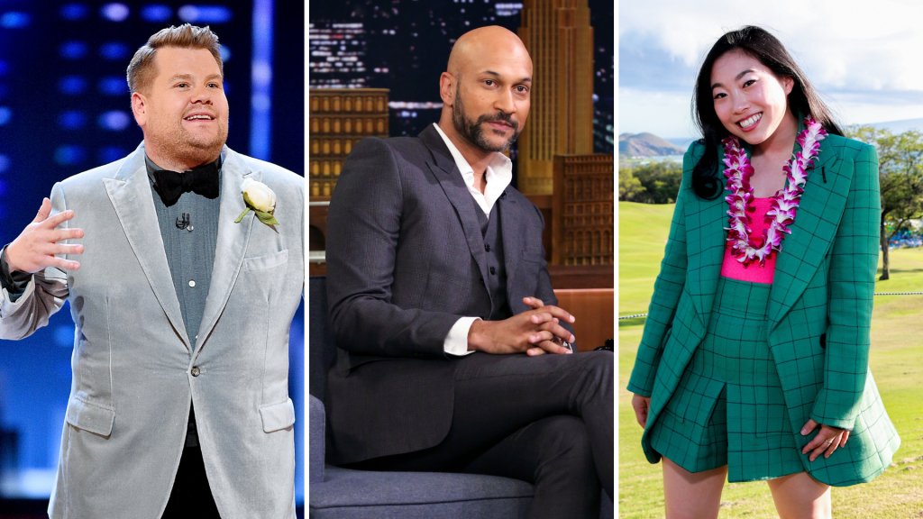 James Corden, Keegan-Michael Key e Awkwafina